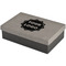 Logo Large Engraved Gift Box with Leather Lid - Front/Main