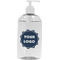 Logo Plastic Soap / Lotion Dispenser - 16 oz - Large - White