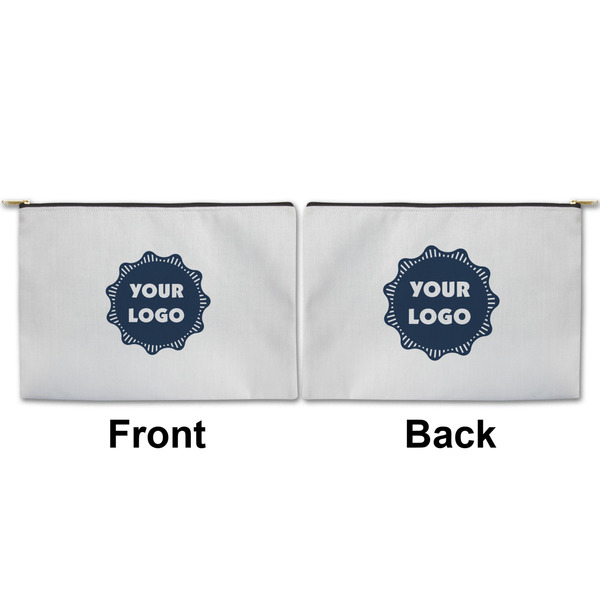 Logo Large Zipper Pouch Approval (Front and Back)