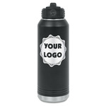 Logo Water Bottles - Laser Engraved - Double-Sided
