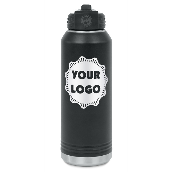 Custom Logo Water Bottles - Laser Engraved - Double-Sided