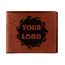 Logo Leatherette Bifold Wallet