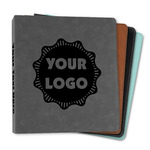 Logo Leather Binder - 1"