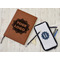 Logo Leather Sketchbook - Small - Single Sided - In Context