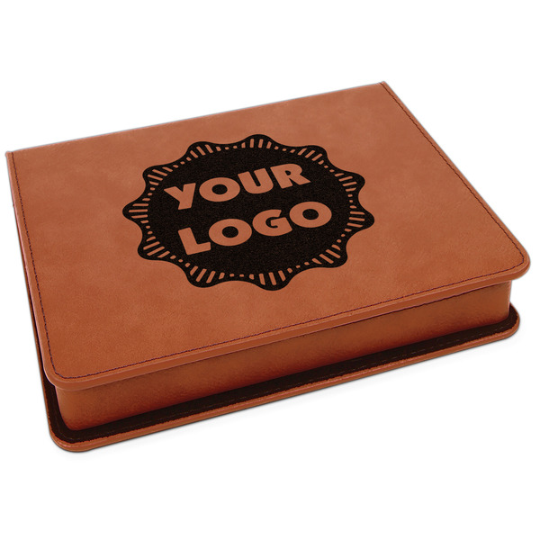 Custom Logo Leatherette 4-Piece Wine Tool Set