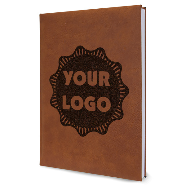 Custom Logo Leatherette Journal - Large - Single-Sided