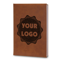 Logo Leatherette Journal - Large - Double-Sided