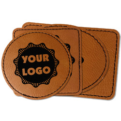 Logo Faux Leather Iron On Patch