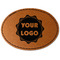 Logo Leatherette Patches - Oval