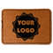 Logo Leatherette Patches - Rectangle
