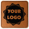 Logo Leatherette Patches - Square
