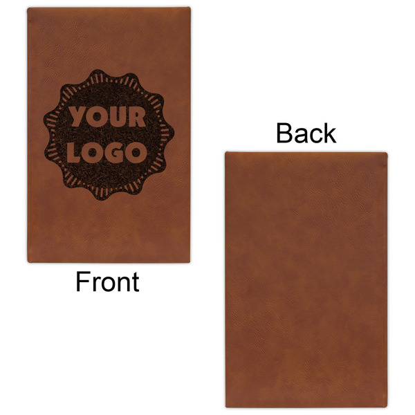 Logo Leatherette Sketchbooks - Small - Single Sided - Front & Back View