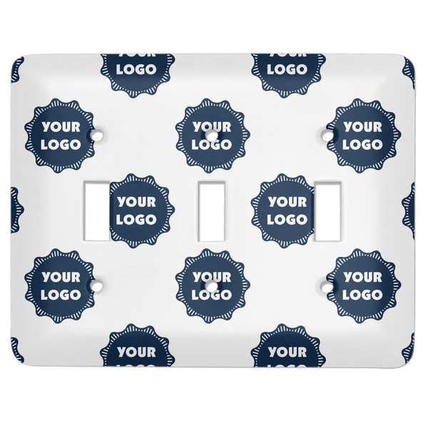 Custom Logo Light Switch Cover - 3 Toggle Plate