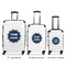 Logo Luggage Bags all sizes - With Handle