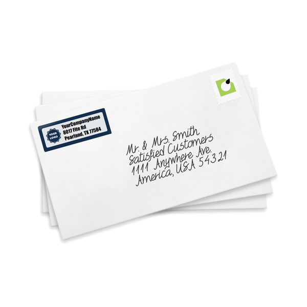 Logo Mailing Label on Envelopes