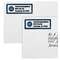 Logo Mailing Labels - Double Stack Close Up