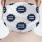 Logo Mask - Pleated (new) Front View on Girl