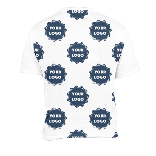 Logo Men's Crew Neck T Shirt Medium - Back