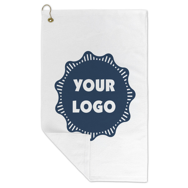 Logo Microfiber Golf Towels - FOLD