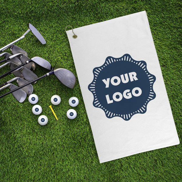 Logo Microfiber Golf Towels - LIFESTYLE