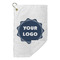 Logo Microfiber Golf Towels Small - Front Folded