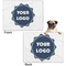 Logo Microfleece Dog Blanket - Regular - Front & Back