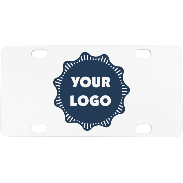Custom Logo Mini / Bicycle License Plate - 4 Holes