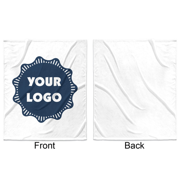 Logo Minky Blanket - 50"x60" - Single Sided - Front & Back