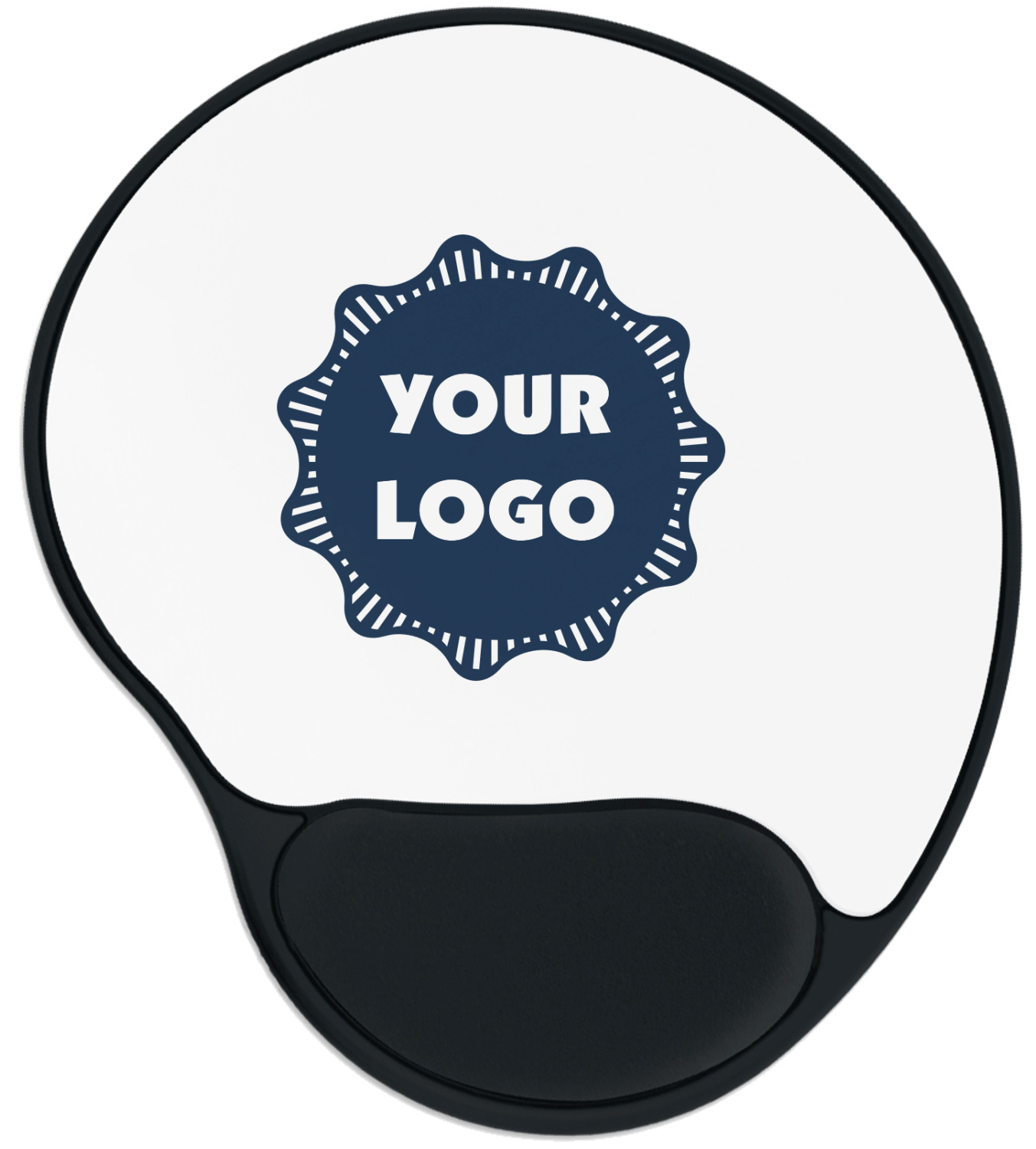 Custom Logo Mouse Pad with Wrist Support YouCustomizeIt