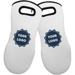Logo Neoprene Oven Mitts - Set of 2