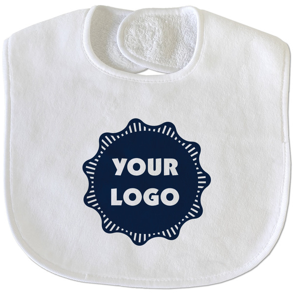Custom Logo Velour Baby Bib