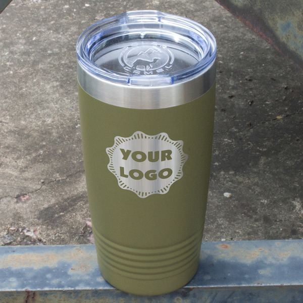 Logo Olive Polar Camel Tumbler - 20oz - Angled