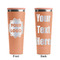 Logo Peach RTIC Everyday Tumbler - 28 oz. - Front and Back