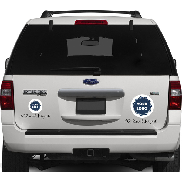 Logo Personalized Car Magnets on Ford Explorer