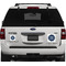 Logo Personalized Square Car Magnets on Ford Explorer