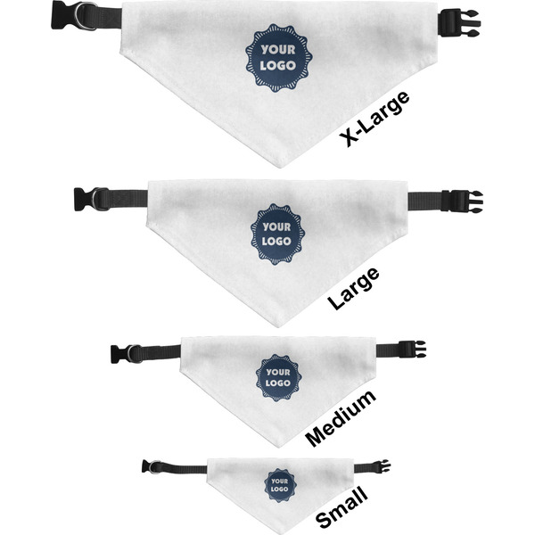 Logo Pet Bandana Sizes