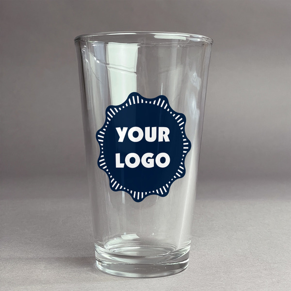 Custom Logo Pint Glass - Full Print