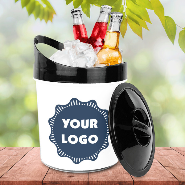 Logo Plastic Ice Bucket - Lifestyle