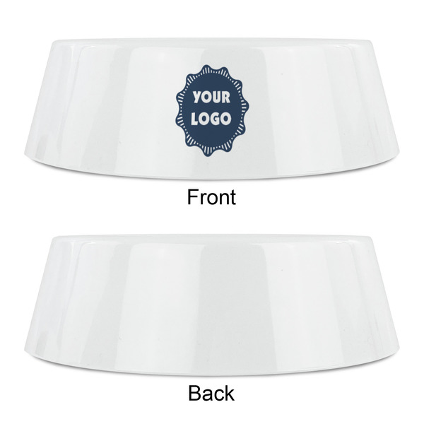 Logo Plastic Pet Bowls - Small - Approval