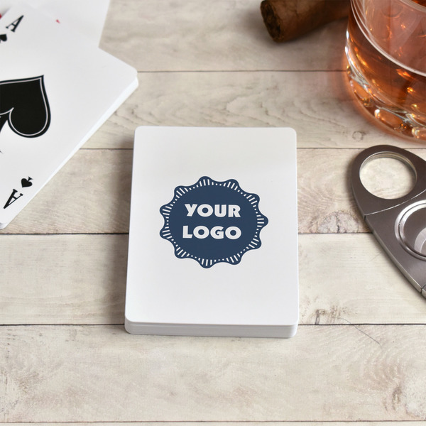 Logo Playing Cards - In Context