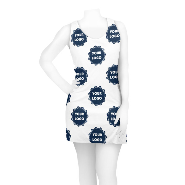 Logo Racerback Dress - On Model - Front