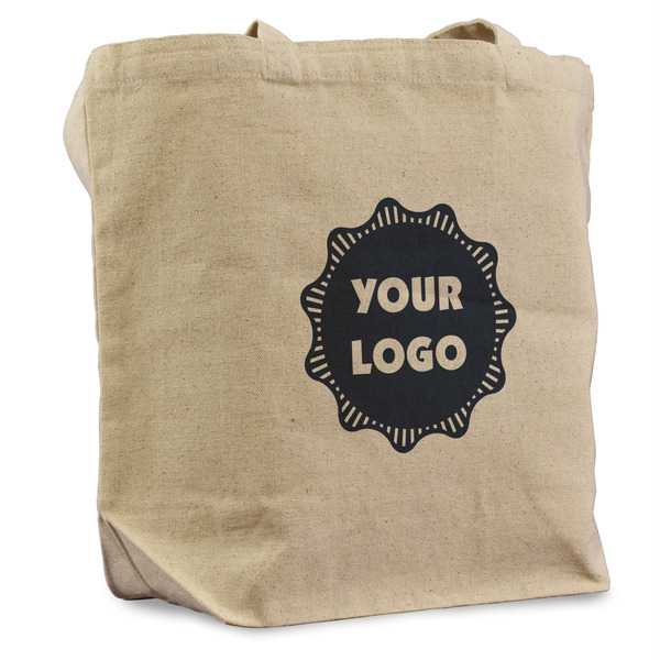 Custom Logo Reusable Cotton Grocery Bag - Single