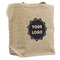 Logo Reusable Cotton Grocery Bag - Front View