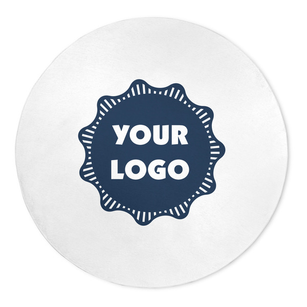 Custom Logo Round Indoor Area Rug - 5' - 60"