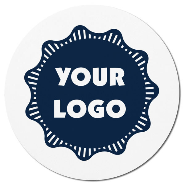 Logo Round Fridge Magnet - FRONT