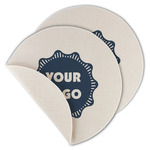 Logo Round Linen Placemat - Double-Sided - Set of 4