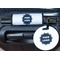 Logo Round Luggage Tag & Handle Wrap - In Context