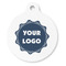 Logo Round Pet ID Tag - Large - Front View