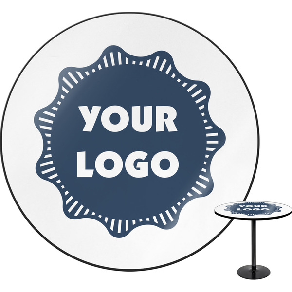 Custom Logo Round Table - 24"