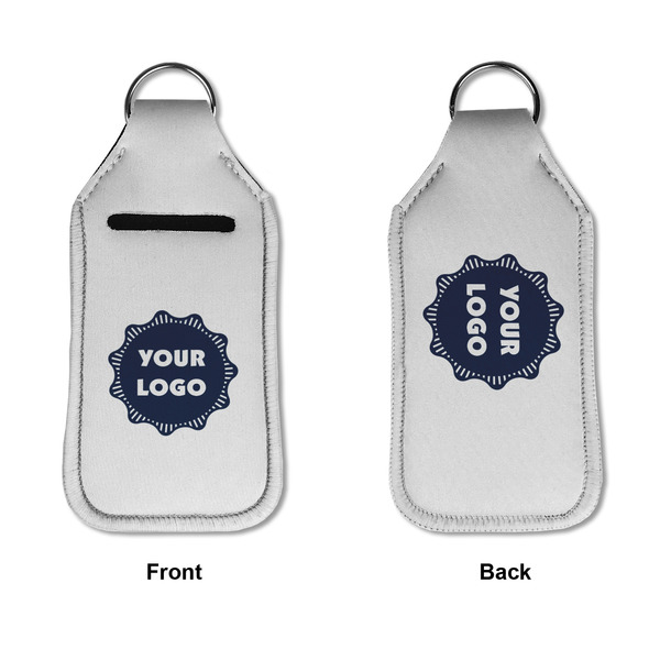 Logo Sanitizer Holder Keychain - Large APPROVAL (Flat)